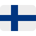 Flag: Finland emoji, Twitter / X, Twemoji 17