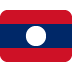 Flag: Laos emoji, Twitter / X, Twemoji 17
