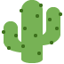 Cactus emoji, Twitter / X, Twemoji 17