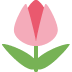 Tulip emoji, Twitter / X, Twemoji 17