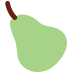 Pear emoji, Twitter / X, Twemoji 17