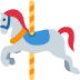 Carousel Horse emoji, Twitter / X, Twemoji 17