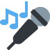 Microphone emoji, Twitter / X, Twemoji 17