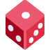 Game Die emoji, Twitter / X, Twemoji 17