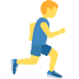 Man Running Facing Right emoji, Twitter / X, Twemoji 17