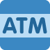 Atm Sign emoji, Twitter / X, Twemoji 17