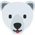 Polar Bear emoji, Twitter / X, Twemoji 17