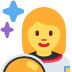 Woman Astronaut emoji, Twitter / X, Twemoji 17