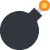 Bomb emoji, Twitter / X, Twemoji 17
