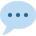 Speech Balloon emoji, Twitter / X, Twemoji 17