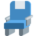 Seat emoji, Twitter / X, Twemoji 17