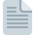 Page Facing Up emoji, Twitter / X, Twemoji 17