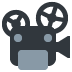Film Projector emoji, Twitter / X, Twemoji 17