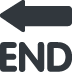 End Arrow emoji, Twitter / X, Twemoji 17