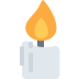 Candle emoji, Twitter / X, Twemoji 17