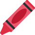 Crayon emoji, Twitter / X, Twemoji 17