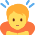 Person Bowing emoji, Twitter / X, Twemoji 17