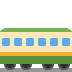 Railway Car emoji, Twitter / X, Twemoji 17