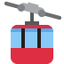 Aerial Tramway emoji, Twitter / X, Twemoji 17
