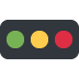 Horizontal Traffic Light emoji, Twitter / X, Twemoji 17