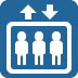Elevator emoji, Twitter / X, Twemoji 17