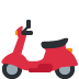 Motor Scooter emoji, Twitter / X, Twemoji 17