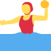 Woman Playing Water Polo emoji, Twitter / X, Twemoji 17