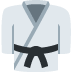 Martial Arts Uniform emoji, Twitter / X, Twemoji 17