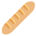 Baguette Bread emoji, Twitter / X, Twemoji 17