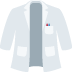 Lab Coat emoji, Twitter / X, Twemoji 17