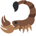 Scorpion emoji, Twitter / X, Twemoji 17