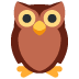 Owl emoji, Twitter / X, Twemoji 17