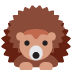 Hedgehog emoji, Twitter / X, Twemoji 17
