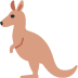 Kangaroo emoji, Twitter / X, Twemoji 17