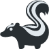 Skunk emoji, Twitter / X, Twemoji 17