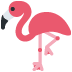 Flamingo emoji, Twitter / X, Twemoji 17