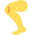 Leg emoji, Twitter / X, Twemoji 17
