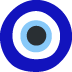 Nazar Amulet emoji, Twitter / X, Twemoji 17