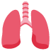 Lungs emoji, Twitter / X, Twemoji 17