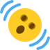 Shaking Face emoji, Twitter / X, Twemoji 17