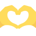 Heart Hands emoji, Twitter / X, Twemoji 17