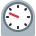 Timer Clock emoji, Twitter / X, Twemoji 17