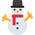 Snowman Without Snow emoji, Twitter / X, Twemoji 17